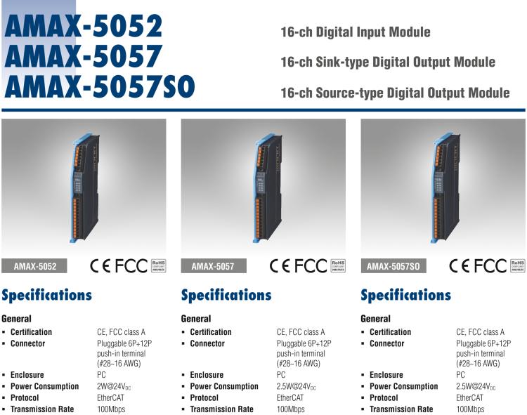 研華AMAX-5057SO 16路數(shù)字量輸出模塊，0.5A 源型（插片式）
