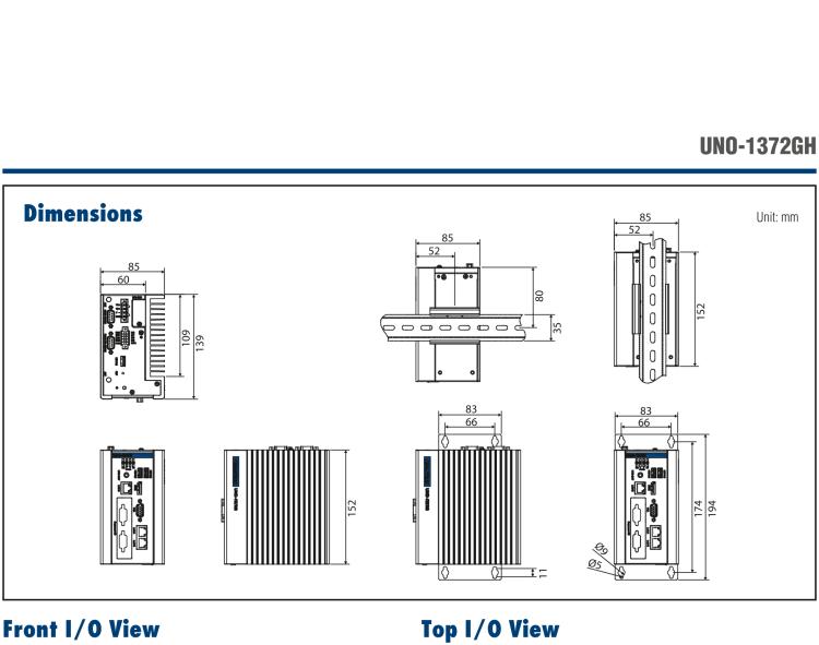研華UNO-1372GH 通過Class I，Division 2認(rèn)證的導(dǎo)軌安裝工業(yè)控制器，搭配英特爾?凌動?四核處理器