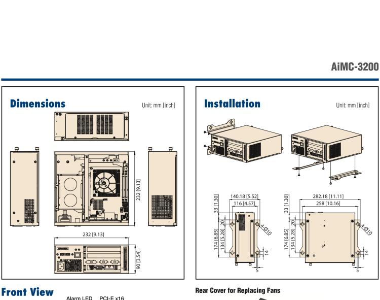 研華AiMC-3200 智能微型工控機，Intel Core i7/i5/i3 CPU,2 擴展槽，250W 80 Plus PSU