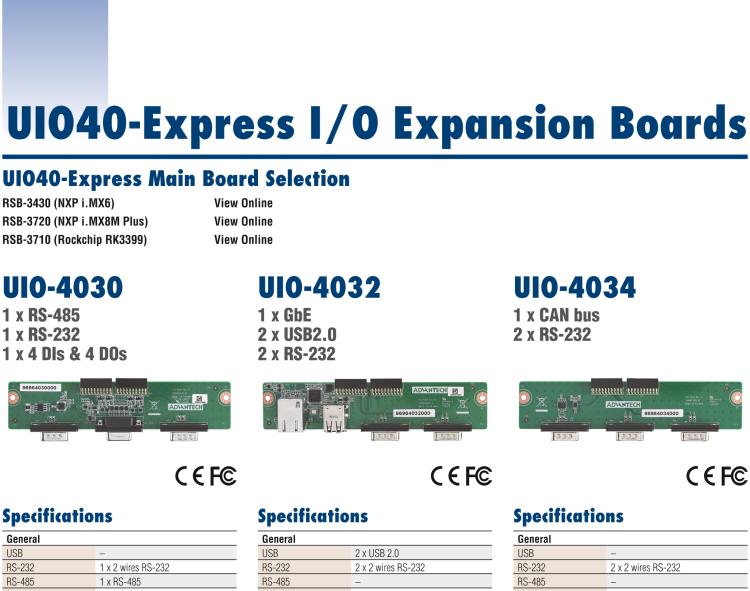 研華UIO-4036 UIO40-Express I/O 擴展卡，支持 4 port GbE Ethernet Hub