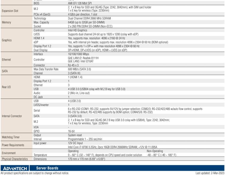 研華AIMB-286 Intel? 第8/9代 Core? i 系列處理器，搭載Intel H310芯片組。超薄設(shè)計(jì)，結(jié)構(gòu)緊湊。