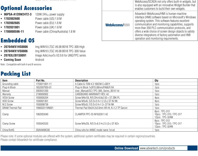 研華TPC-312 12.1" XGA TFT LED LCD工業(yè)平板電腦，搭載第八代Intel?Core?i3/ i5/ i7處理器，內(nèi)置8G DDR4 RAM