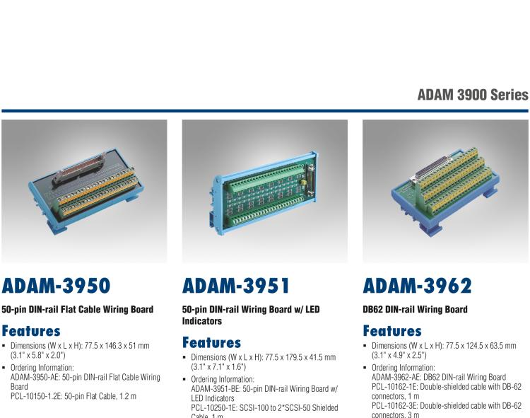 研華ADAM-3925 DB-25接線端子，DIN導(dǎo)軌支架